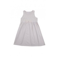 Vestido com Renda Bege